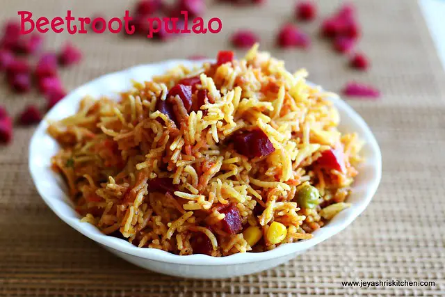 Beetroot- pulao