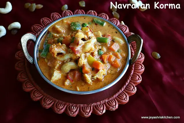 Navratan-korma Navratan- korma