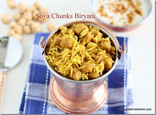 soya chunks biryani