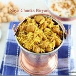 soya chunks biryani