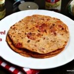 Pizza-flavored -paratha