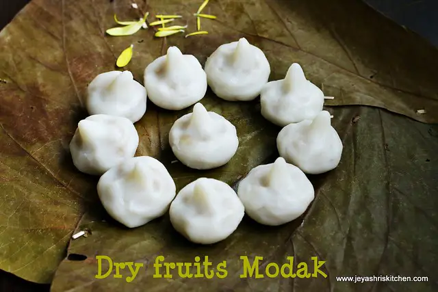 Dry fruits modak