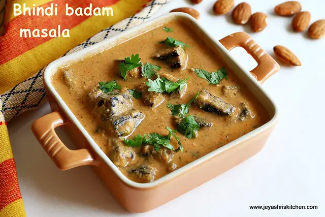 Bhindi-badam-masala