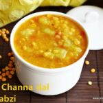 lauki channa dal
