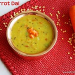 Carrot dal fry