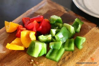 Cut -capsicum