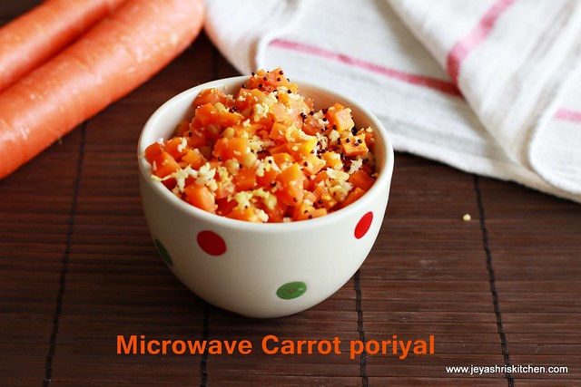 microwave-carrot-poriyal