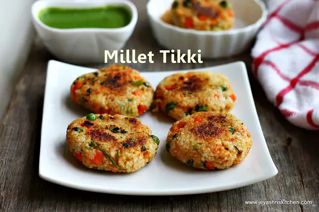 Barnyard millet-tikki