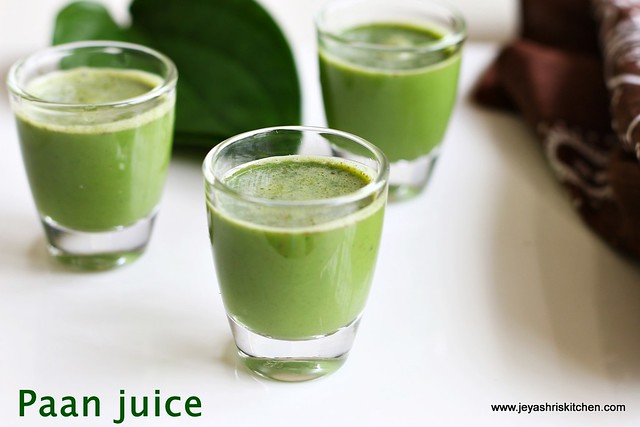 Betel-leaves juice