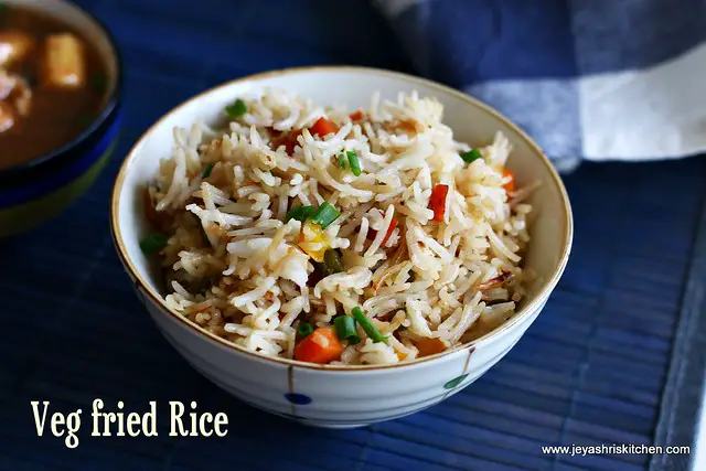 Veg- fried rice Veg- fried rice