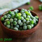 How to freeze peas