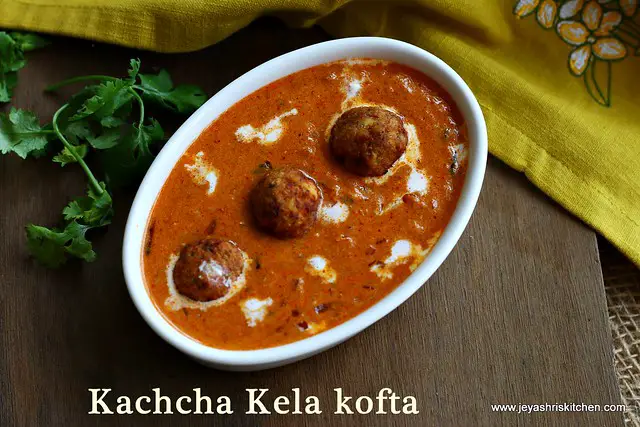 Kachha-kela-ki kofta