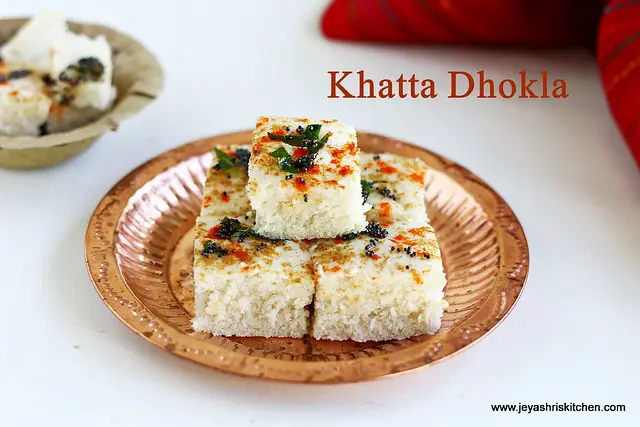 Millet-khatta-Dhokla