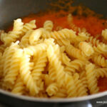 Add-cooked pasta