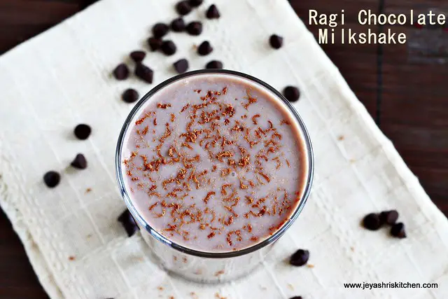 Ragi+Chocolate+Milkshake