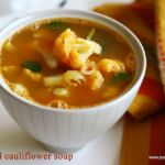 Chettinad- cauliflower -soup