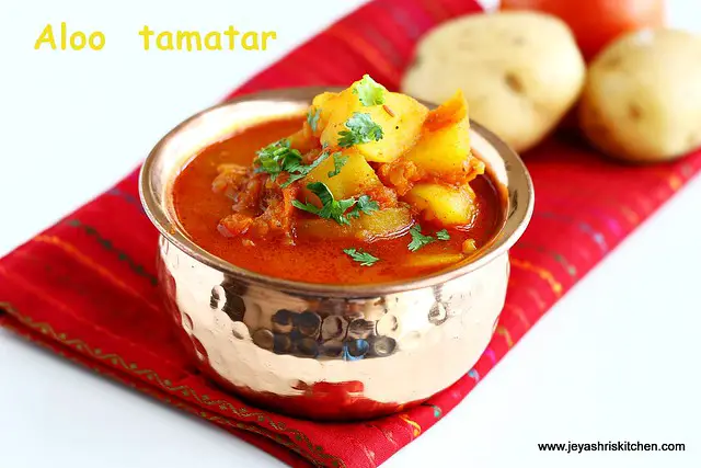 Tomato aloo sabzi Tomato aloo sabzi