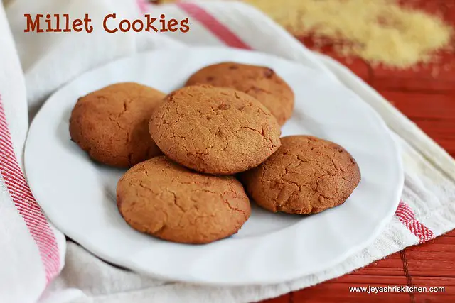Millet-flour cookies