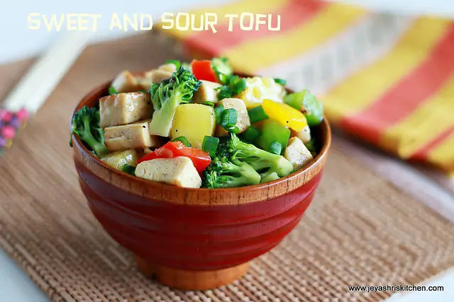Tofu with veggies