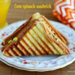 cheesy-corn spinach-sandwich