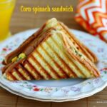 cheesy-corn spinach-sandwich