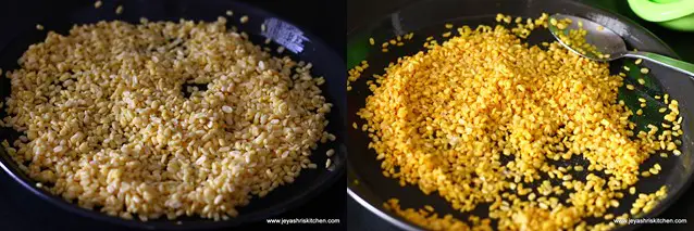 roasted moong dal