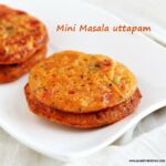 mini masala uttapam