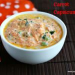 carrot-capsicum raita