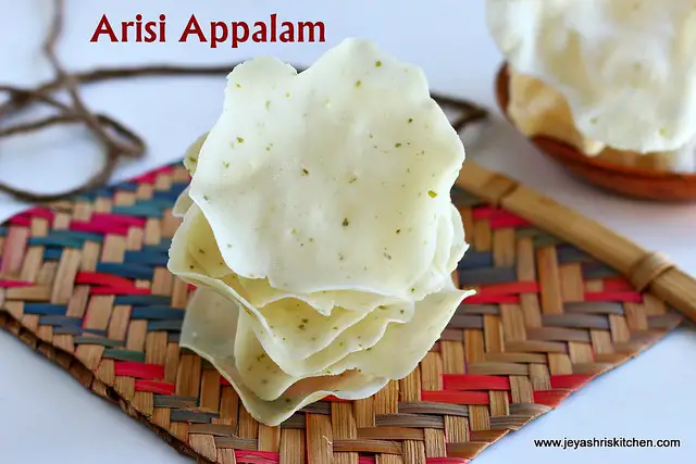 arisi-appalam Arisi-appalam