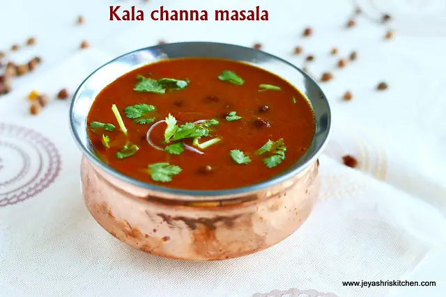 Kala chana curry Kala chana curry