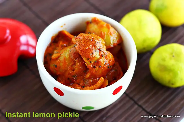 Instant-lemon pickle