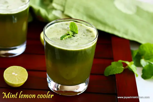 Lemon mint juice