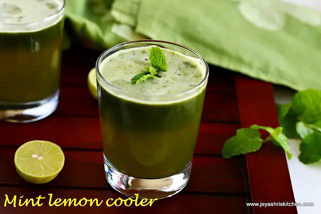 mint-lemon cooler