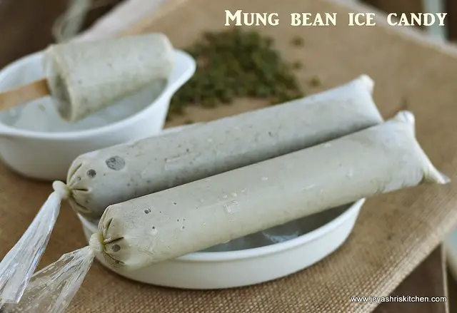 Moong bean-ice cream