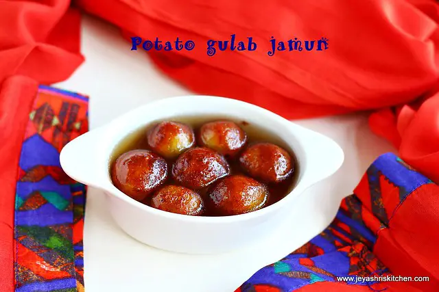 Potato gulab-jamun