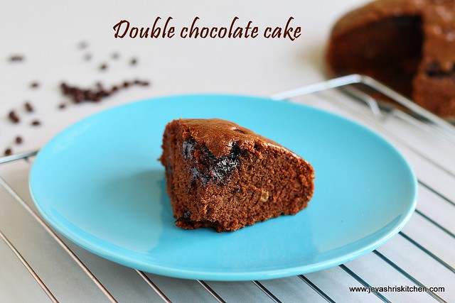 Double-chocolate cake
