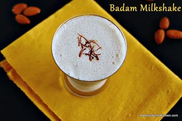 Badam-milkshake Badam-milkshake
