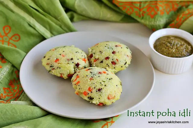 poha -idli