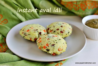 Instant poha idli