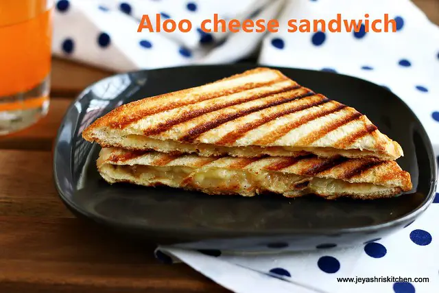 potato-cheese sandwich