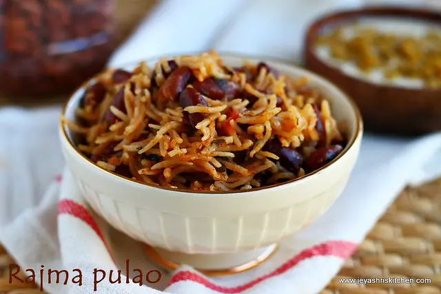 rajma - pulao