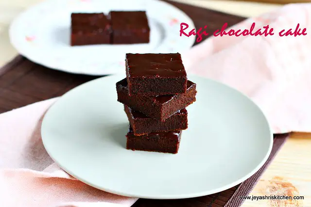 ragi chocolate cake