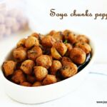 Soya chunks- pepper fry
