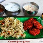 cooking – for guests