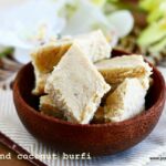 Kaju coconut burfi