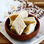 Coconut cashew burfi