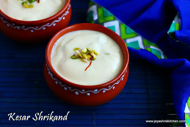 Kesar shrikand