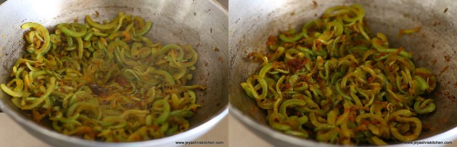 snake- gourd fry 