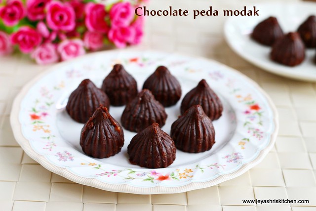 Chocolate peda -modak