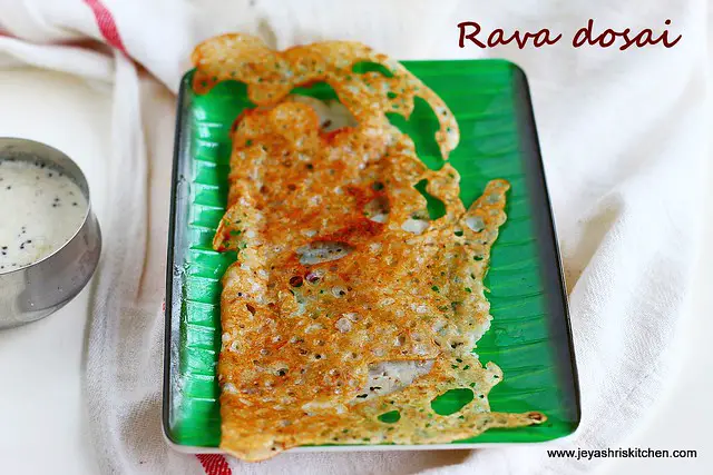 Instant Rava- dosa